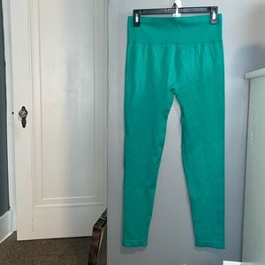 does not have a brand, color turquoise size Large, compression workout leggings